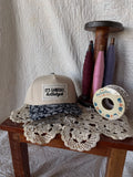 it's gameday, hallelujah black & navy paisley hat