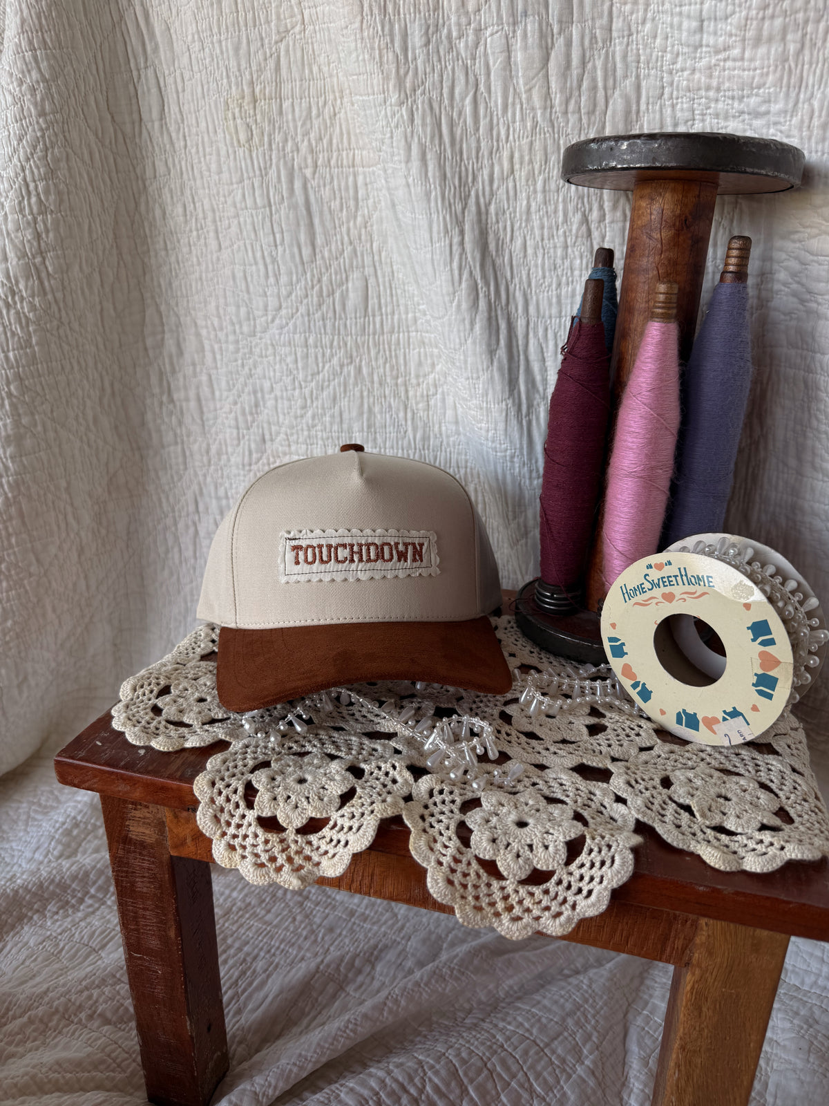 touchdown brown suede hat